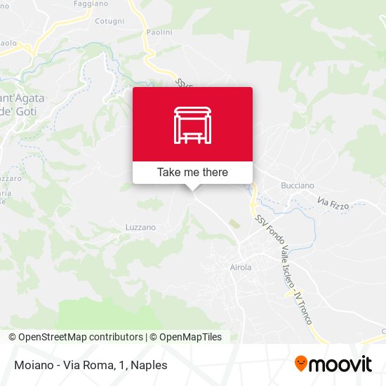 Moiano - Via Roma, 1 map