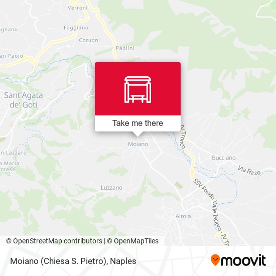 Moiano (Chiesa S. Pietro) map