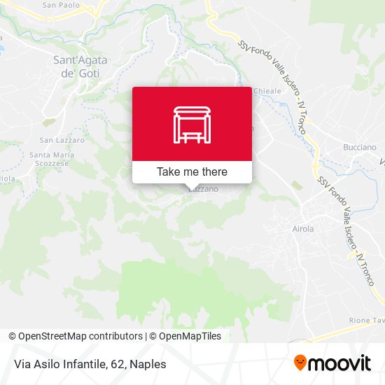 Via Asilo Infantile, 62 map