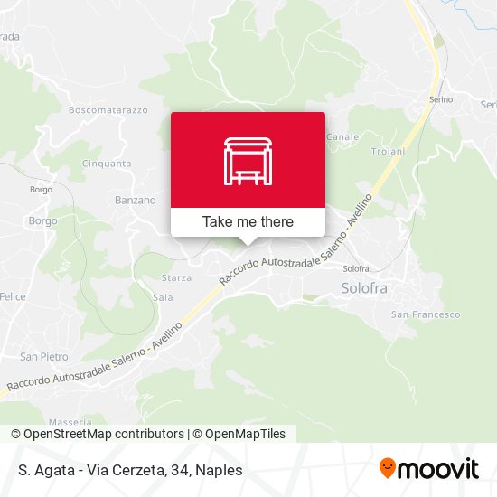 S. Agata - Via Cerzeta, 34 map