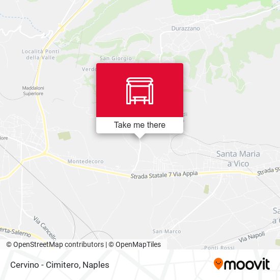 Cervino - Cimitero map