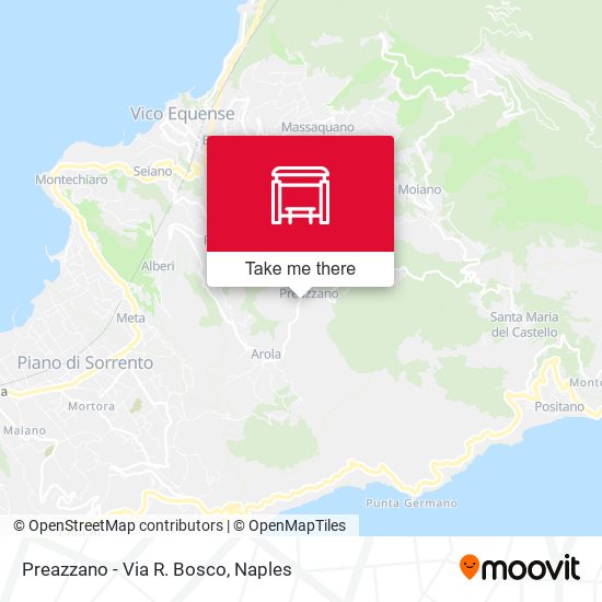 Preazzano - Via R. Bosco map