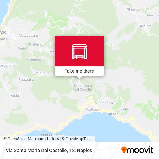 Via Santa Maria Del Castello, 12 map