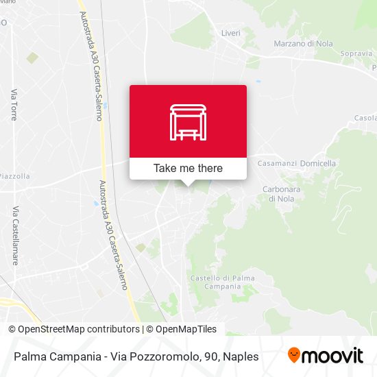 Palma Campania - Via Pozzoromolo, 90 map