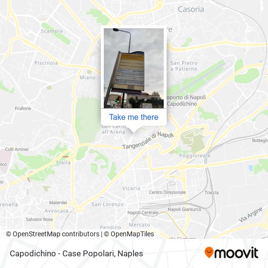 Capodichino - Case Popolari map
