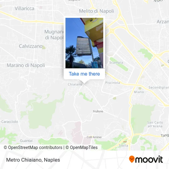 Chiaiano Metro map