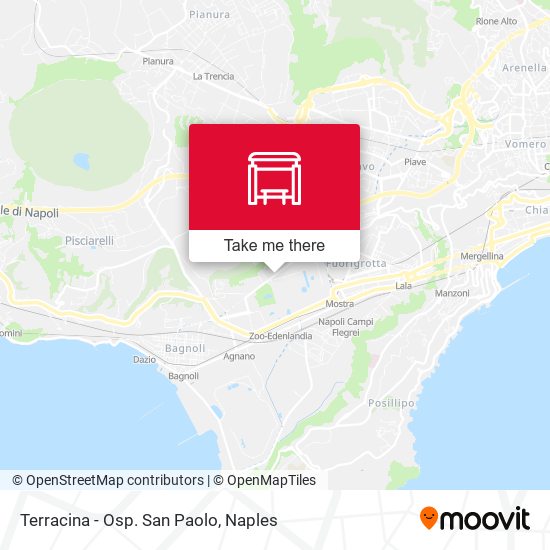 Terracina - Osp. San Paolo map