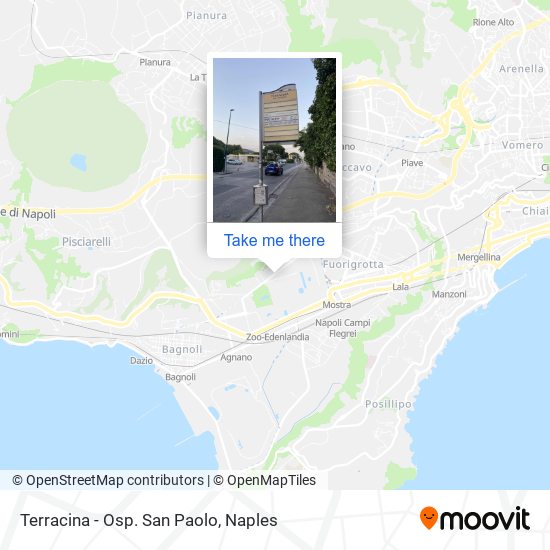 Terracina - Osp. San Paolo map