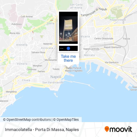 Immacolatella - Porta Di Massa map