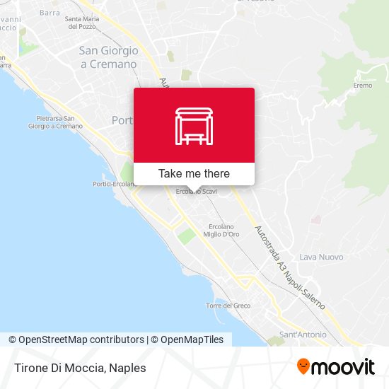 Tirone Di Moccia map