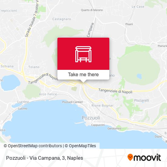Pozzuoli - Via Campana, 3 map