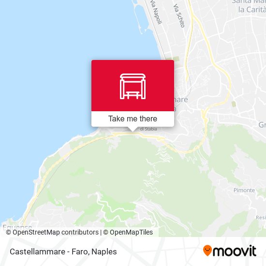 Castellammare - Faro map