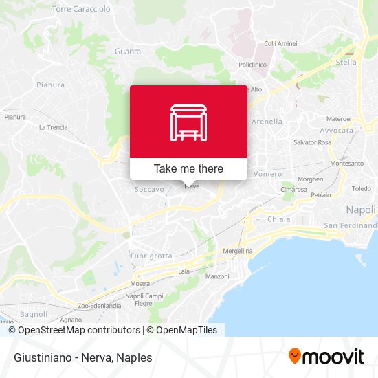 Giustiniano - Nerva map