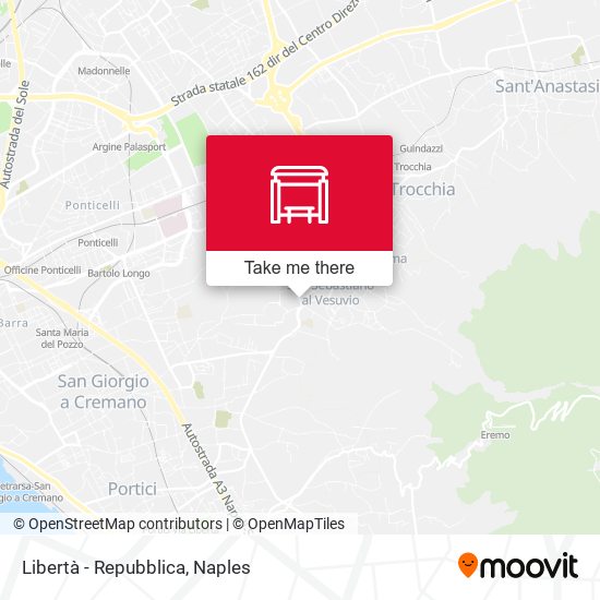 Libertà - Repubblica map