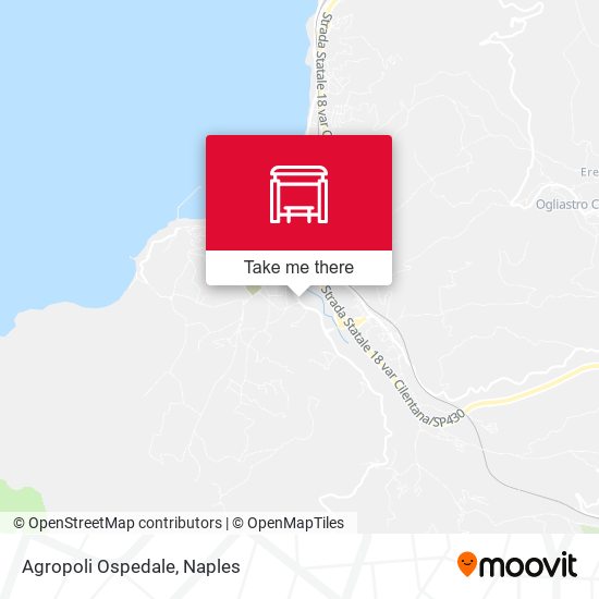 Agropoli Ospedale map