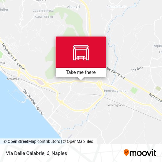 Via Delle Calabrie, 6 map