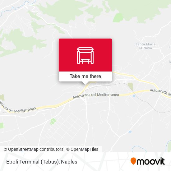 Eboli Terminal (Tebus) map