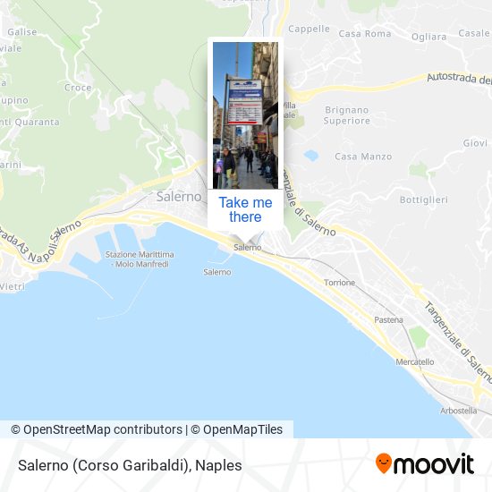 Salerno (Corso Garibaldi) map
