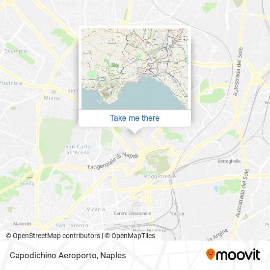 Capodichino Aeroporto map