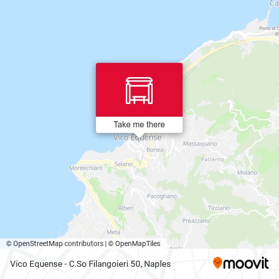 Vico Equense - C.So Filangoieri 50 map