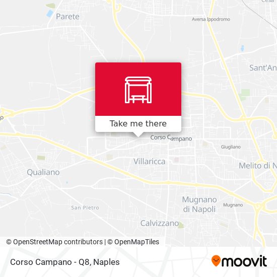 Corso Campano - Q8 map