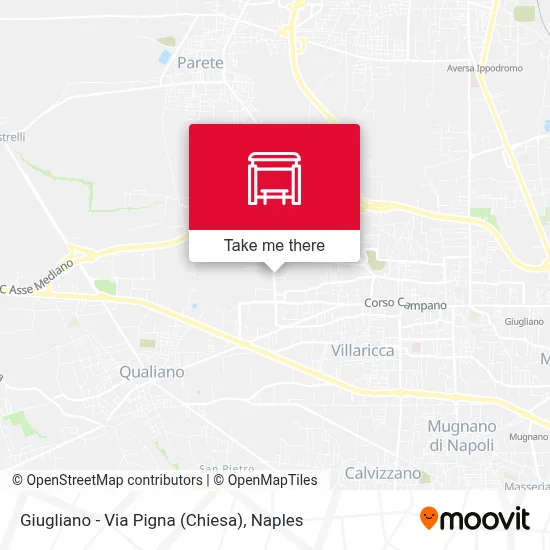 Giugliano - Via Pigna (Chiesa) map