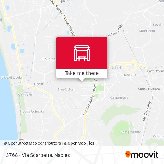 3768 - Via Scarpetta map