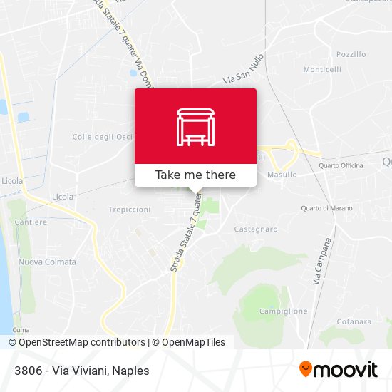 3806 - Via Viviani map