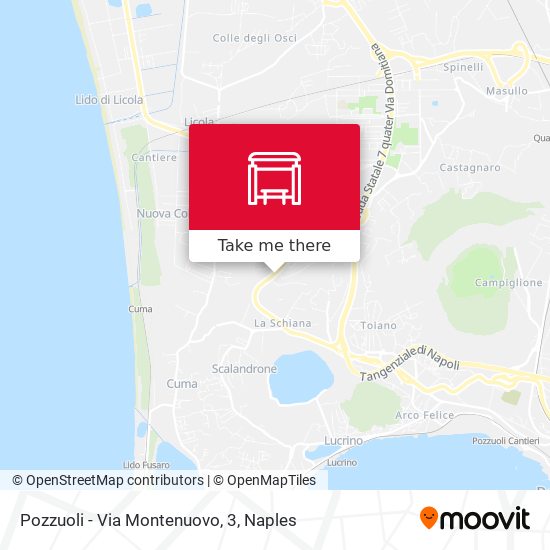 Pozzuoli - Via Montenuovo, 3 map