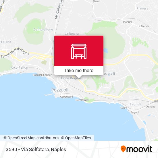 3590 - Via Solfatara map
