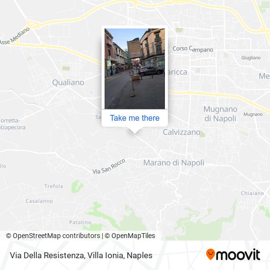 Via Della Resistenza, Villa Ionia map