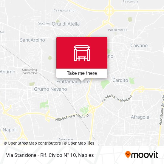 Via Stanzione - Rif. Civico N° 10 map