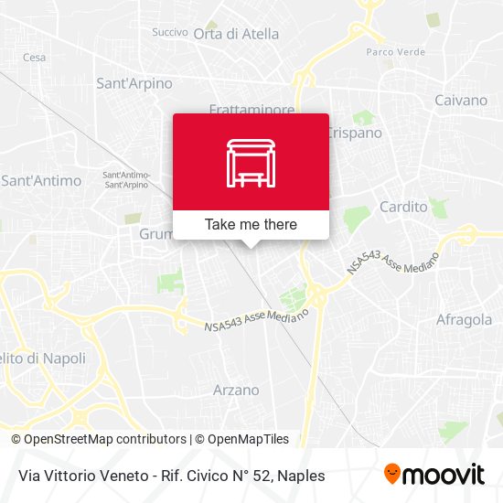 Via Vittorio Veneto - Rif. Civico N° 52 map