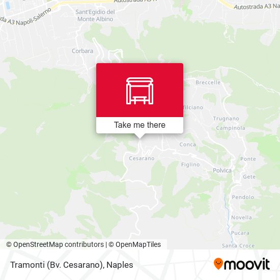 Tramonti (Bv. Cesarano) map
