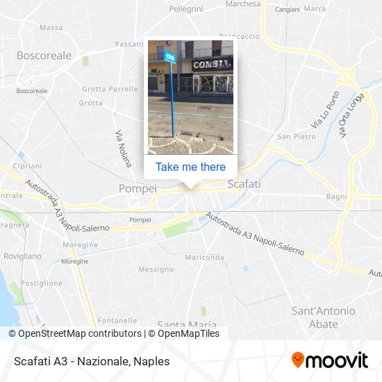Scafati A3 - Nazionale map