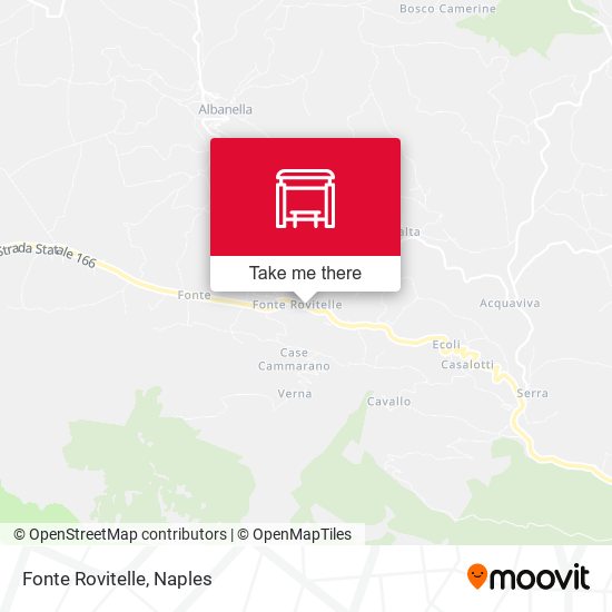 Fonte Rovitelle map