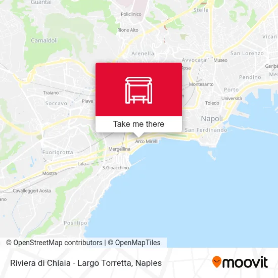 Riviera di Chiaia - Largo Torretta map