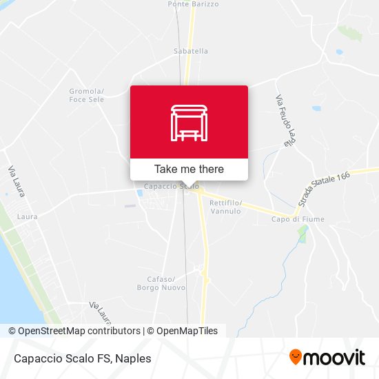 Capaccio Scalo FS map