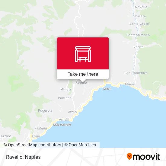 Ravello map