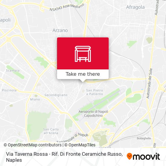 Via Taverna Rossa - Rif. Di Fronte Ceramiche Russo map