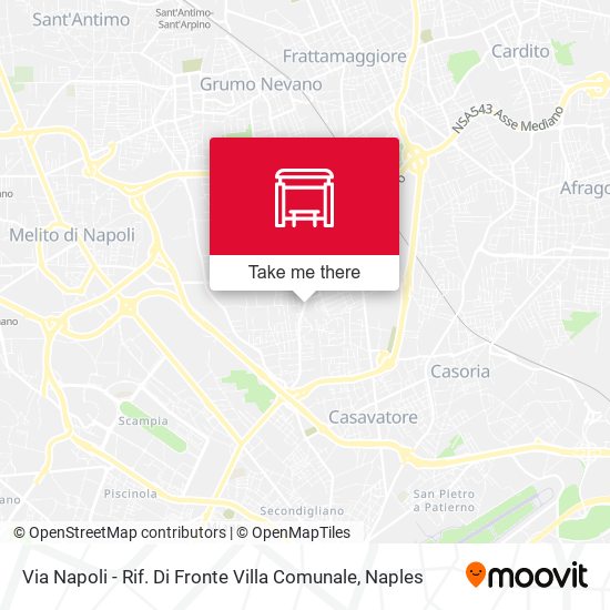 Via Napoli - Rif. Di Fronte Villa Comunale map