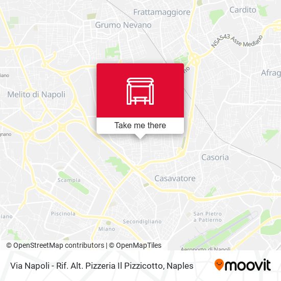 Via Napoli - Rif. Alt. Pizzeria Il Pizzicotto map