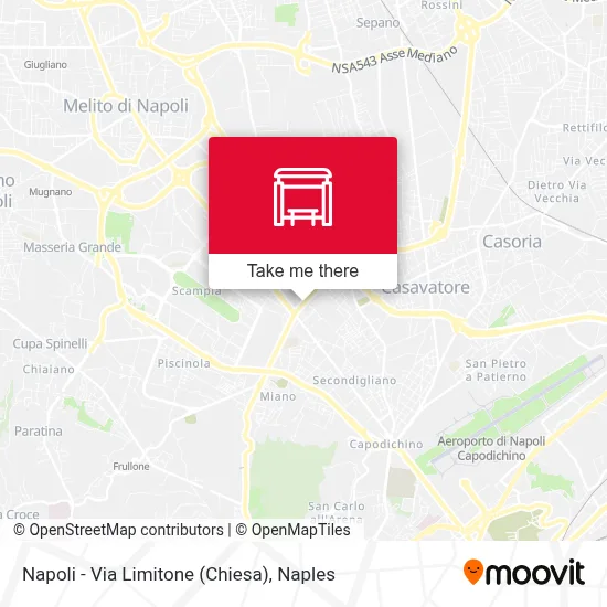 Napoli - Via Limitone (Chiesa) map