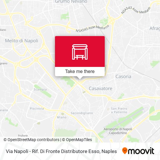 Via Napoli - Rif. Di Fronte Distributore Esso map