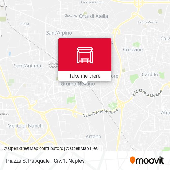 Piazza S. Pasquale - Civ. 1 map