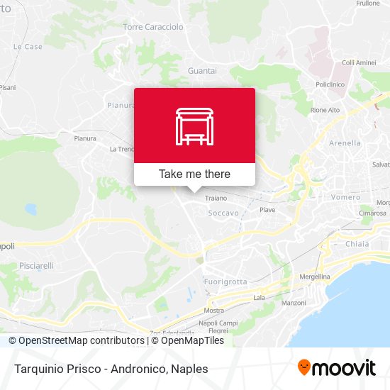 Tarquinio Prisco - Andronico map