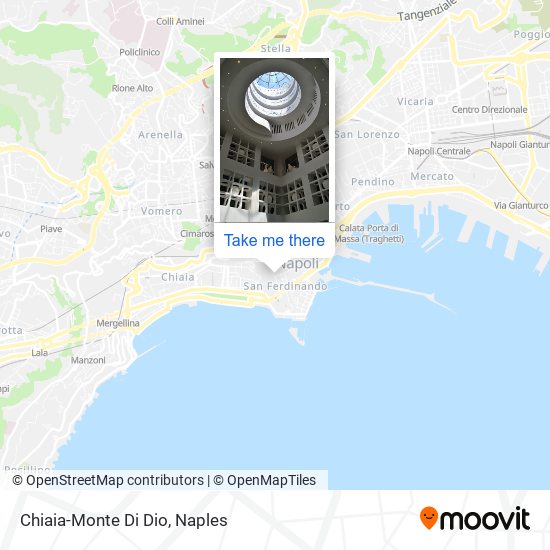Chiaia-Monte Di Dio map