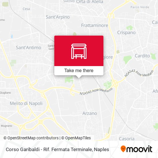 Corso Garibaldi - Rif. Fermata Terminale map