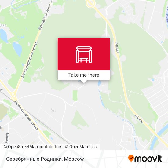 Серебрянные Родники map