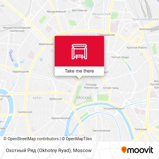 Охотный Ряд (Okhotny Ryad) map